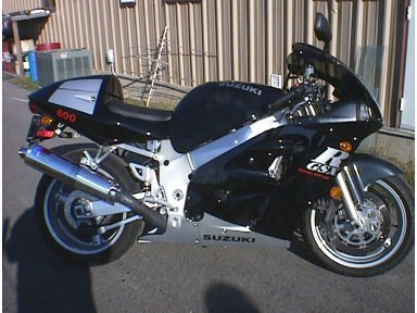 Suzuki GSXR Black and Silver